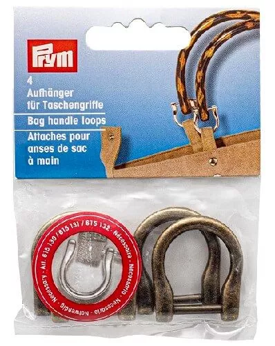 Prym 615132 Кольца для ручек сумки, медный, 1.8 см (4 шт.) Prym 615132 Кольца для ручек сумки, медный, 1.8 см (4 шт.)