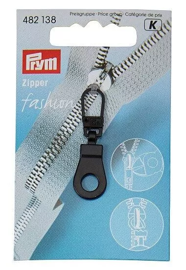 Prym 482138 Подвеска для молний, Люверс, металл, черный Prym 482138 Подвеска для молний, Люверс, металл, черный