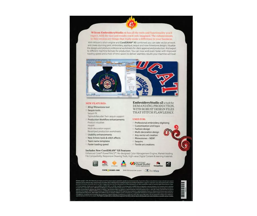 WILCOM Embroidery Studio e2.0 (русская версия) WILCOM Embroidery Studio e2.0 (русская версия)