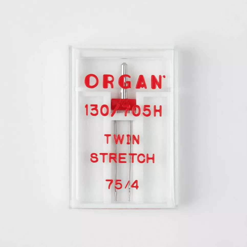 Иглы Organ двойные стрейч, № 75/4, 1 шт. Иглы Organ двойные стрейч, № 75/4, 1 шт.