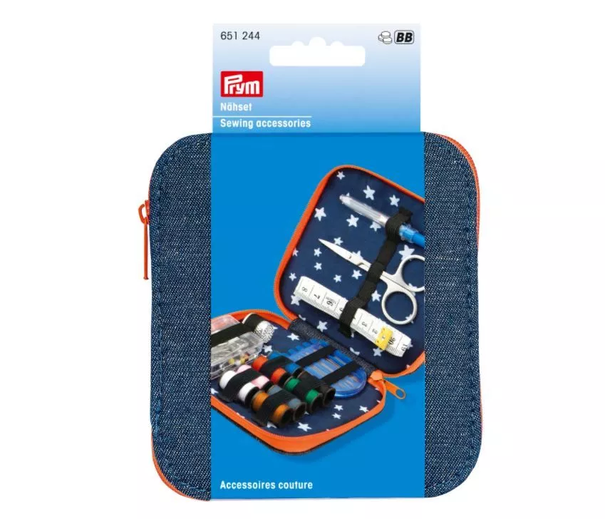 Prym 651244 Набор для шитья Jeans, оранжевая молния Prym 651244 Набор для шитья Jeans, оранжевая молния