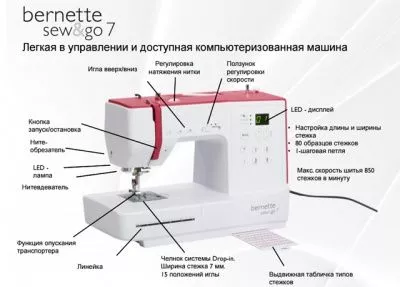 Bernina Bernette Sew&Go 7 Bernina Bernette Sew&Go 7