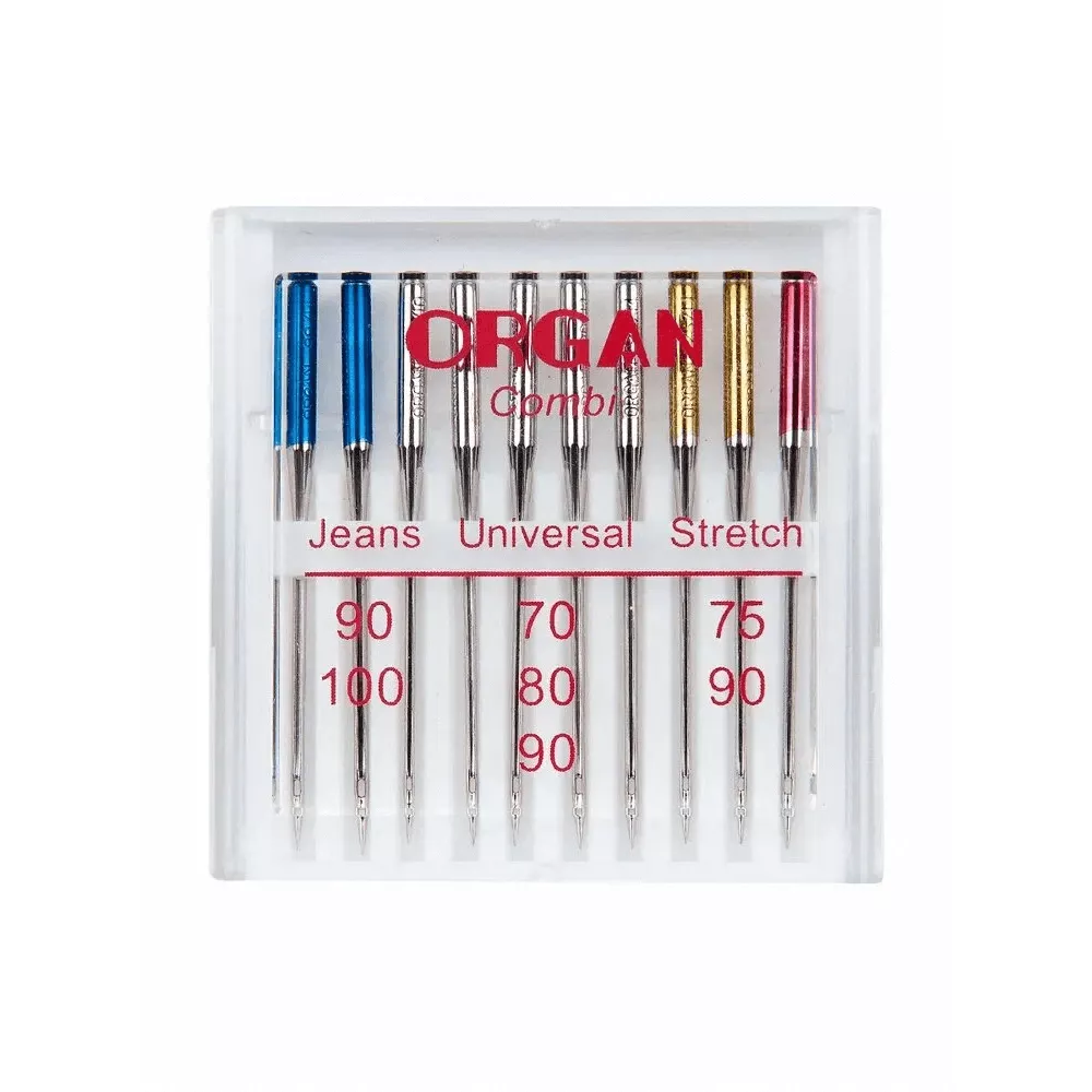 Иглы Organ Combi, №70-100, 10 шт. Иглы Organ Combi, №70-100, 10 шт.